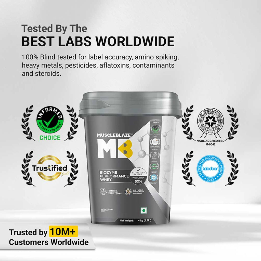 MuscleBlaze Biozyme Performance Whey Protein