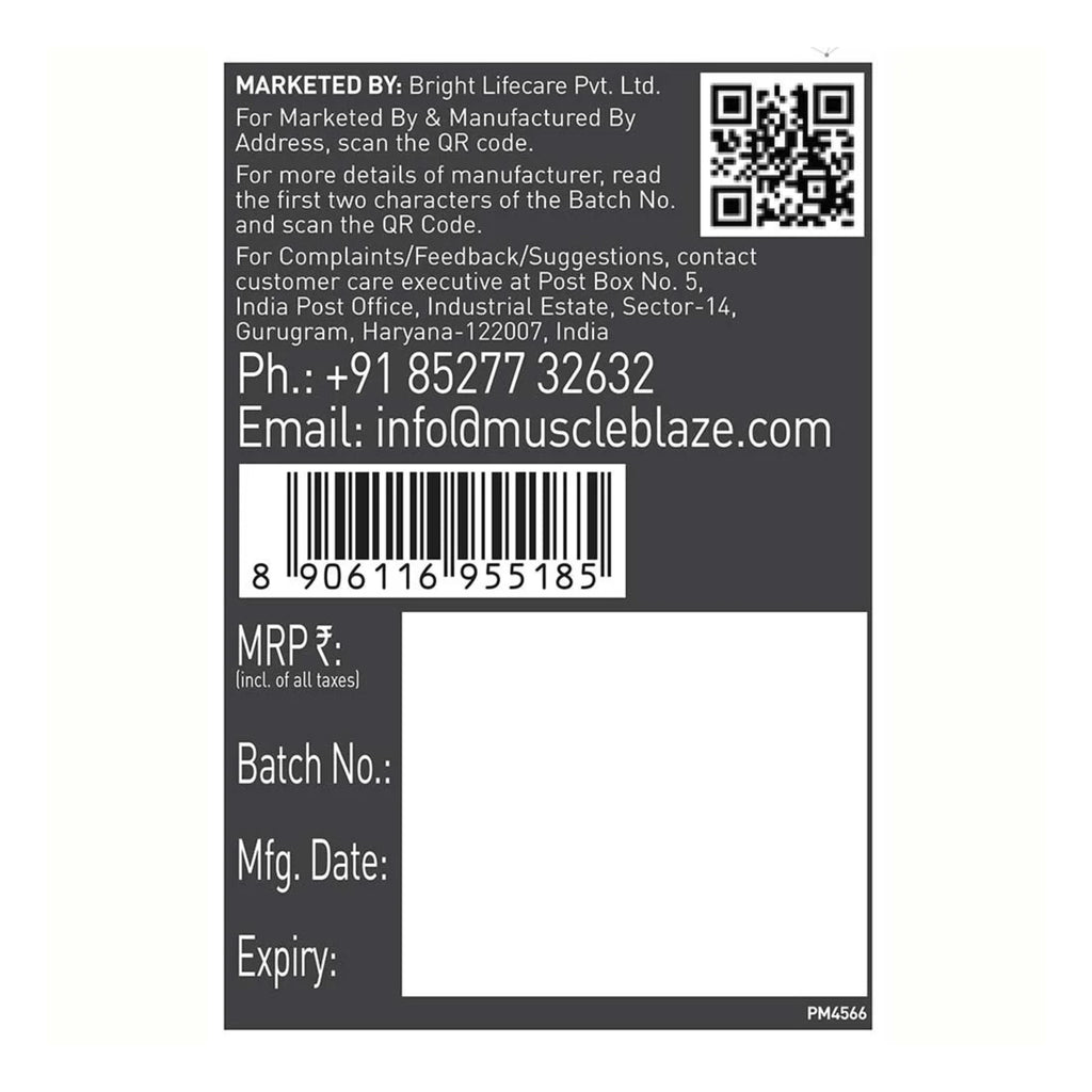 MuscleBlaze Biozyme Performance Whey Protein