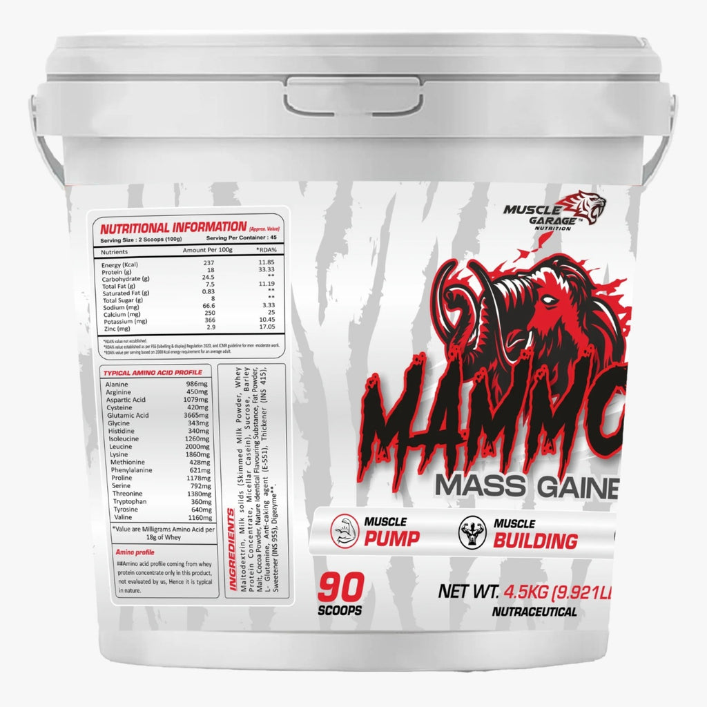 Muscle Garage Nutrition Mammoth Mass Gainer Weight