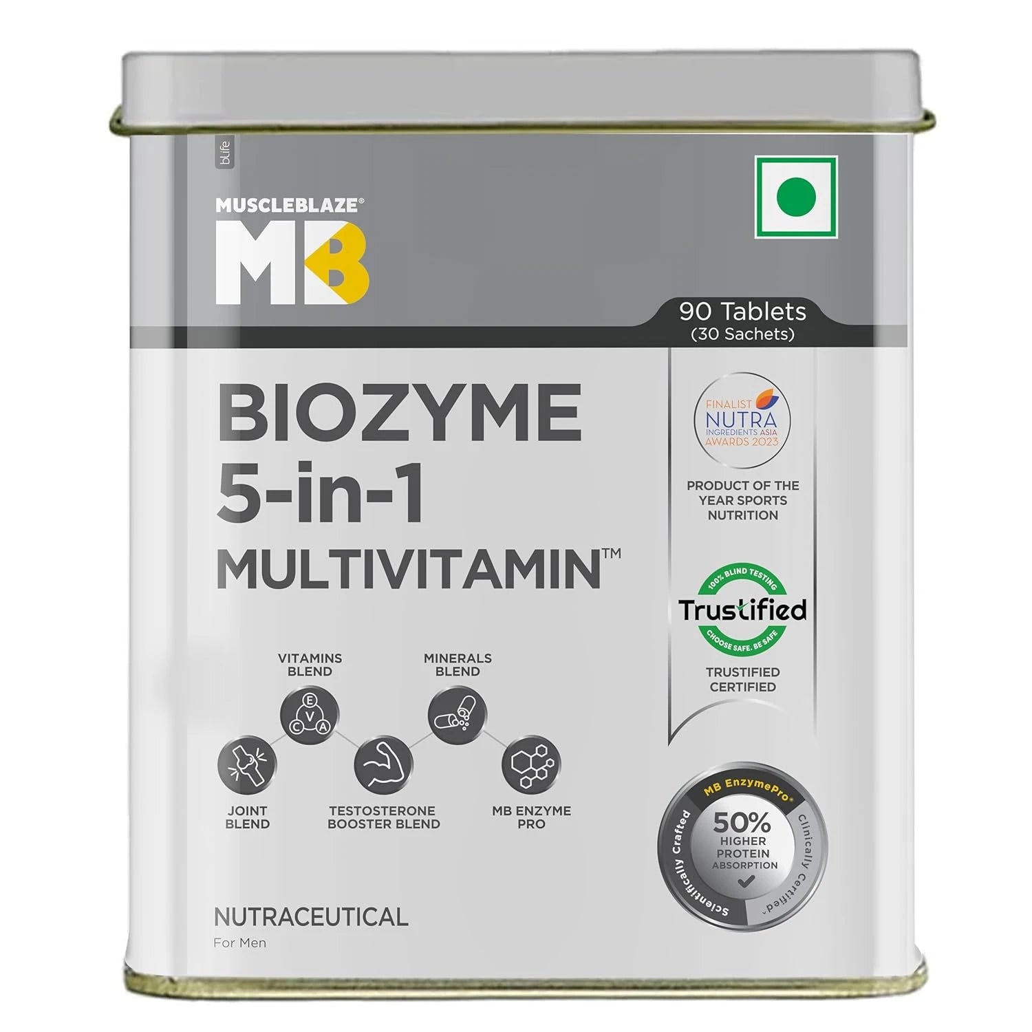 MuscleBlaze Biozyme 5 in 1 Multivitamin