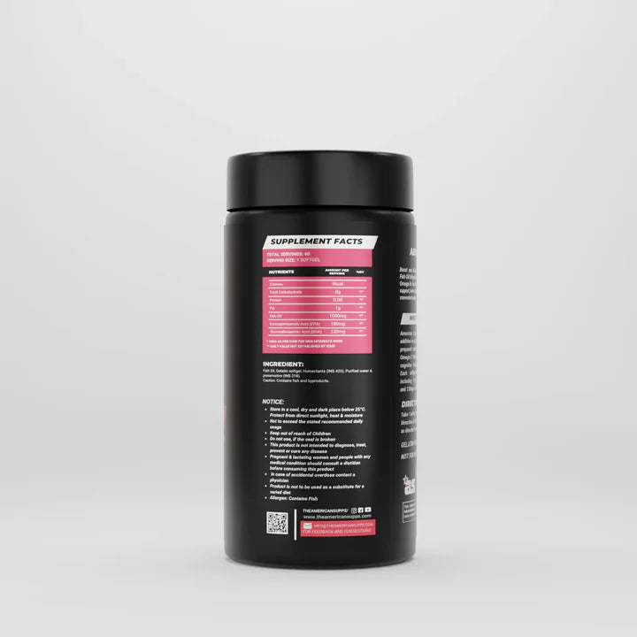 AMERICAN SUPPS OMEGA 3 FISH OIL