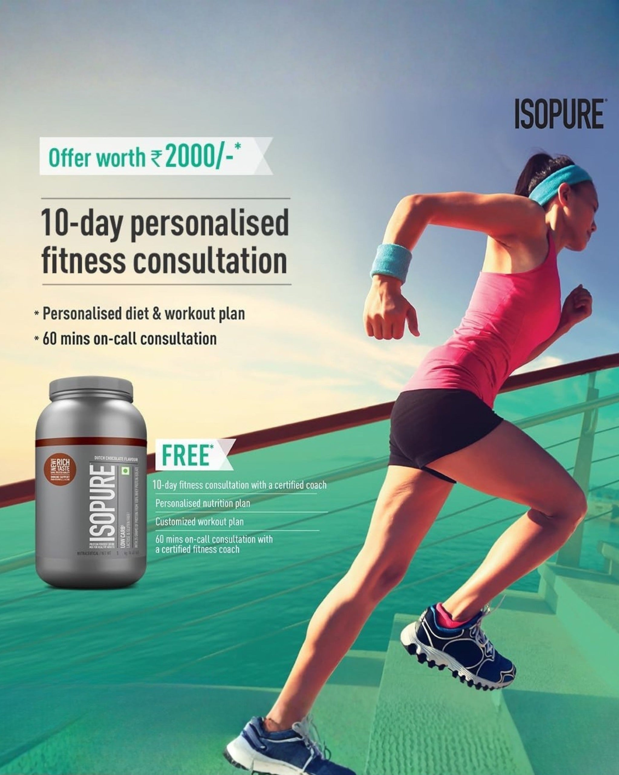 Isopure 100% Whey Protein Isolate
