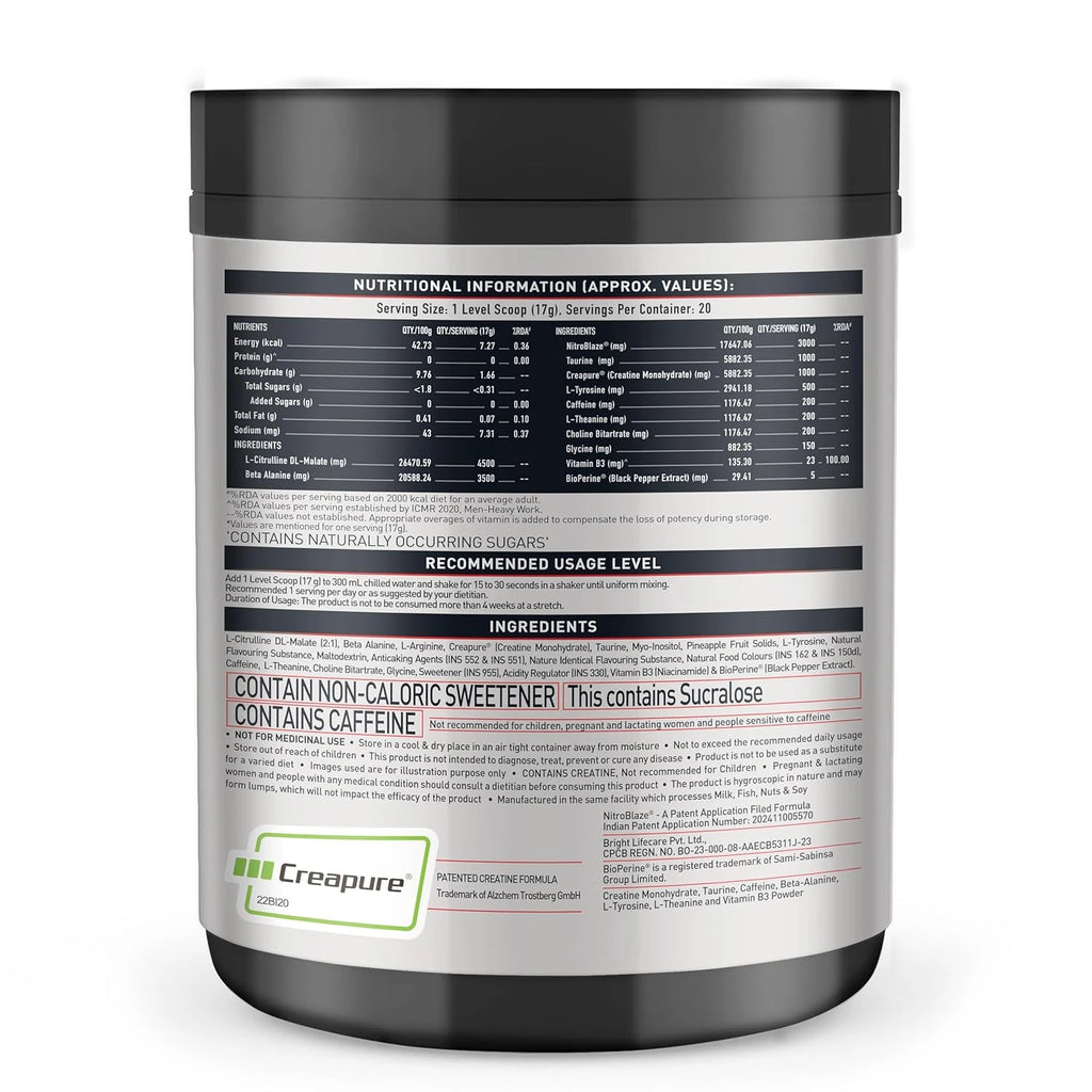 Muscleblaze WrathX Pre Workout