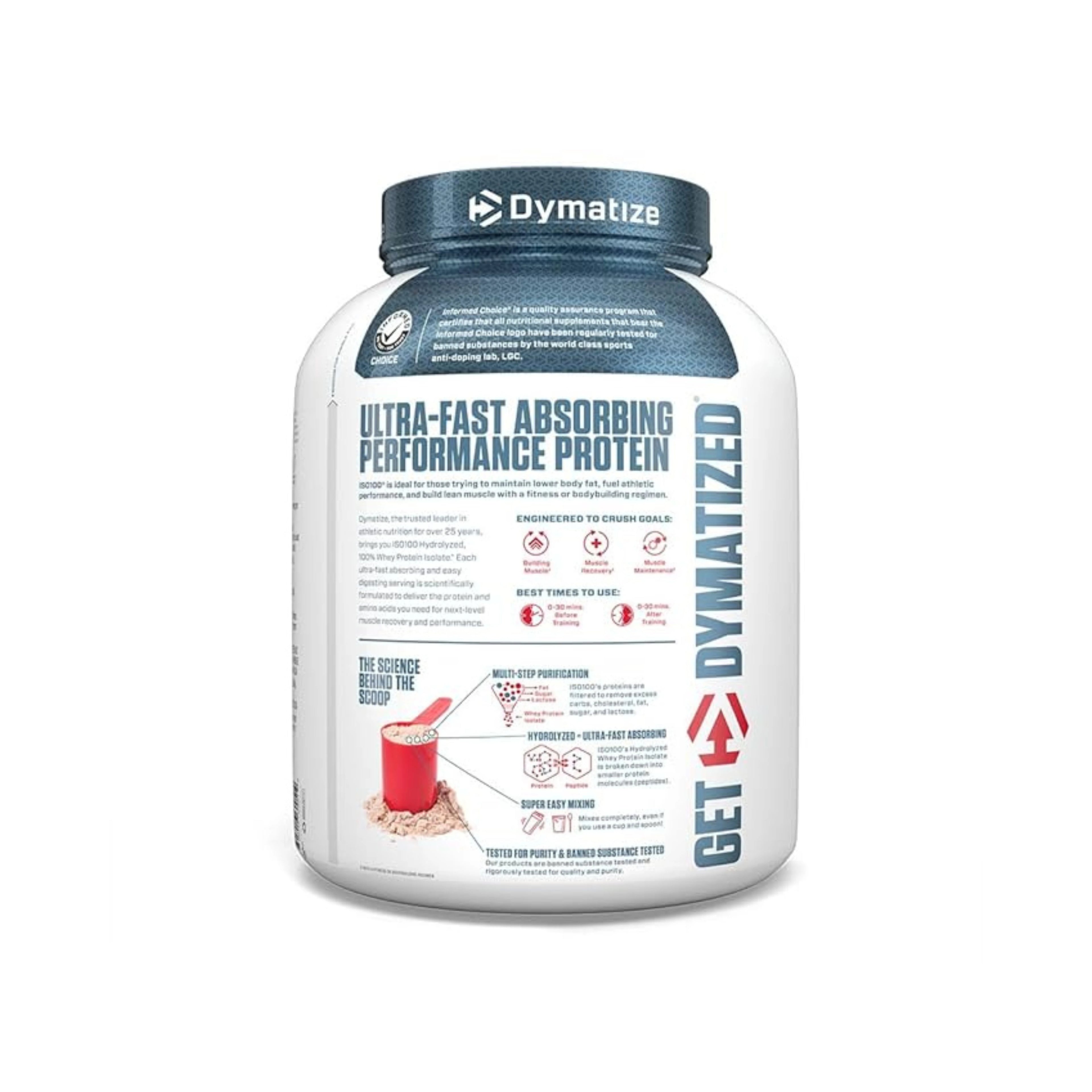 Dymatize ISO 100 Hydrolyzed Whey Protein Isolate