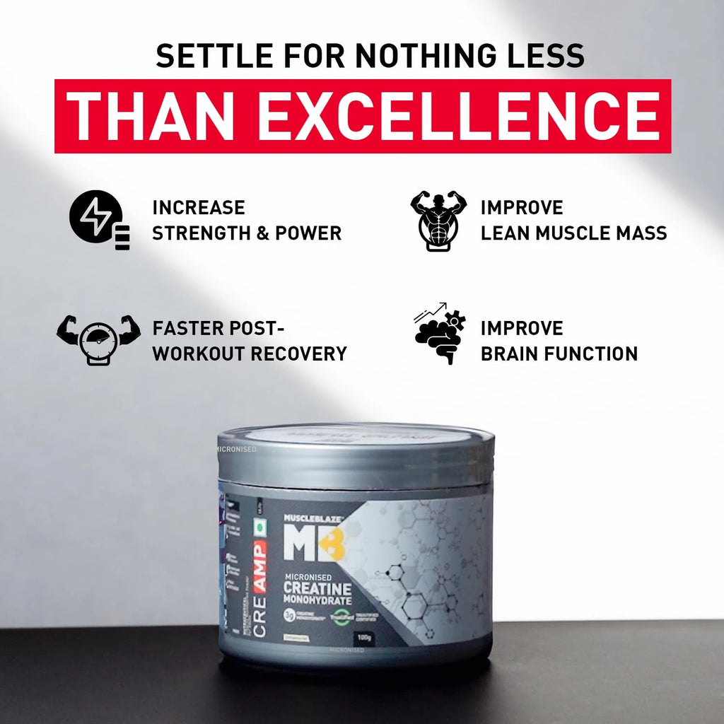 MuscleBlaze Creatine Monohydrate CreAMP