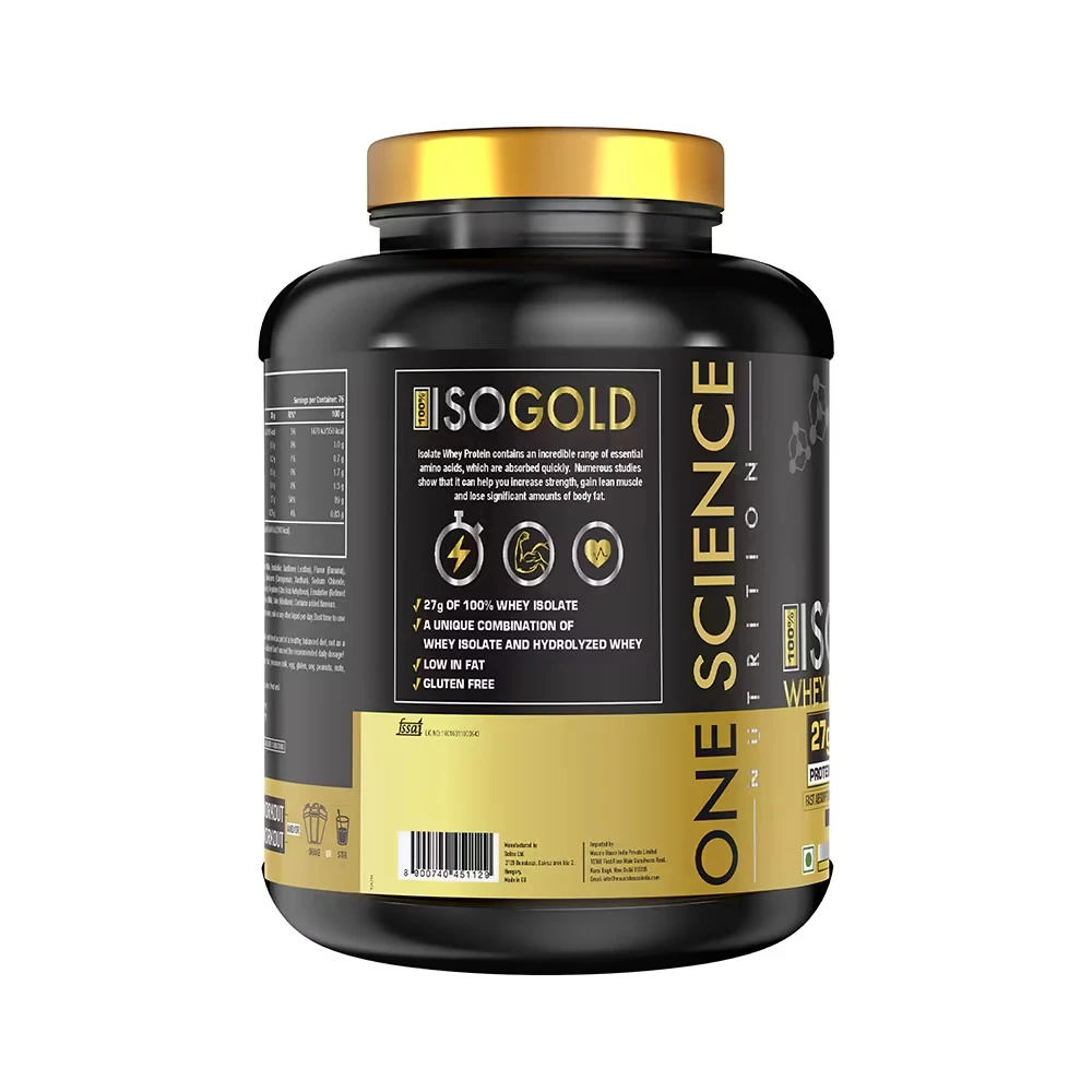 One Science 100% ISO Gold Whey Protein Isolate