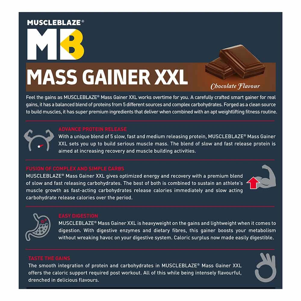 MuscleBlaze XXL Mass Gainer