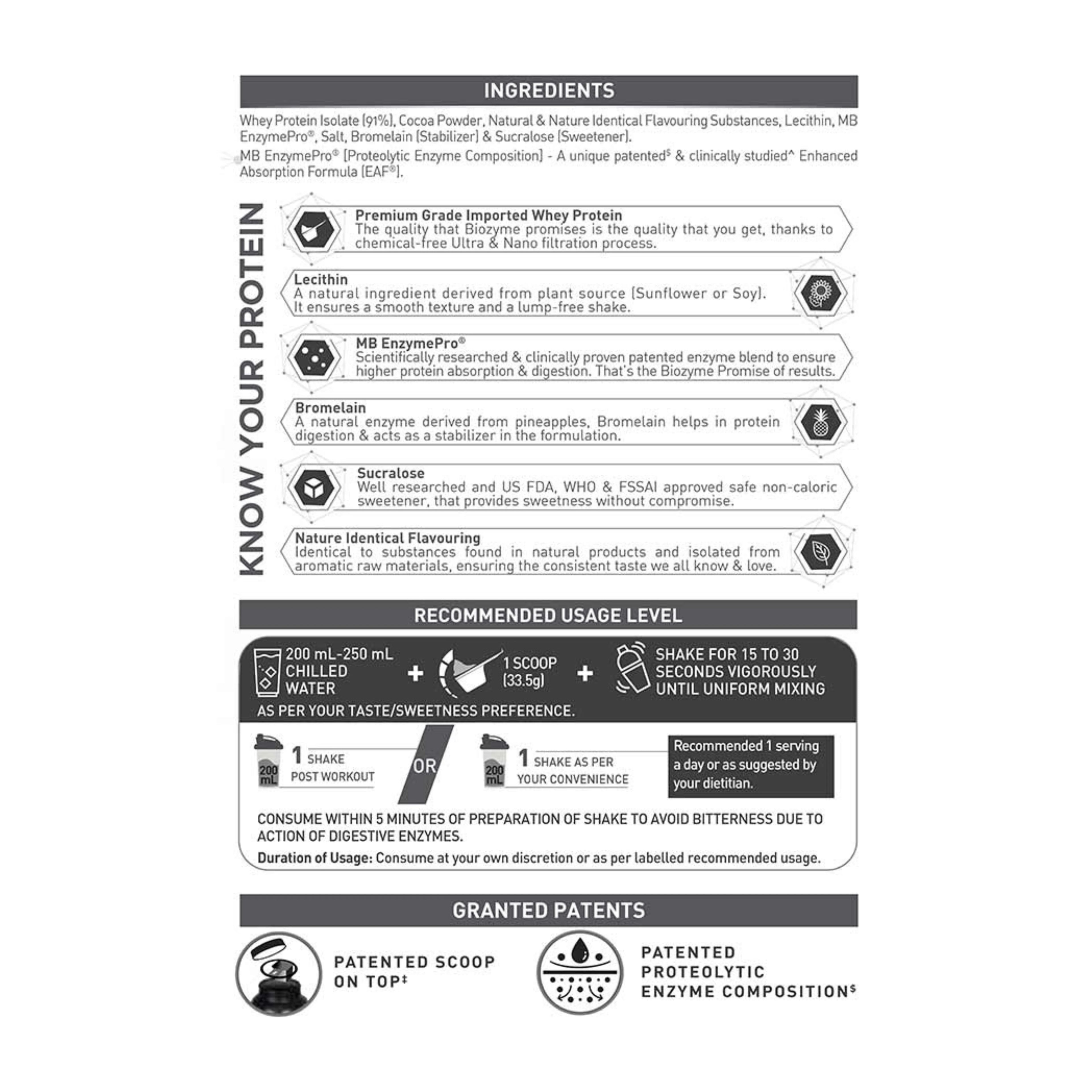 MuscleBlaze Biozyme Iso-Zero