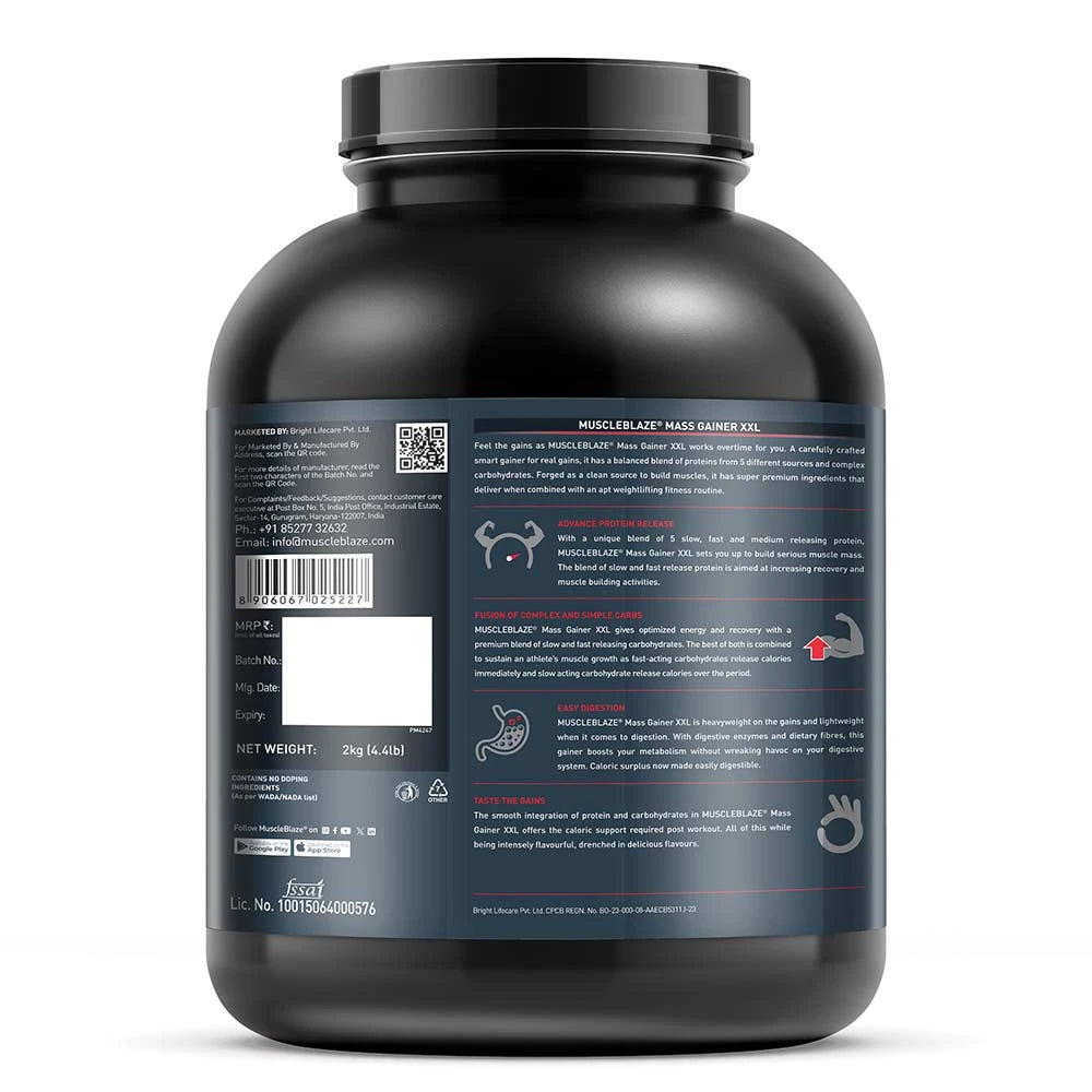 MuscleBlaze XXL Mass Gainer
