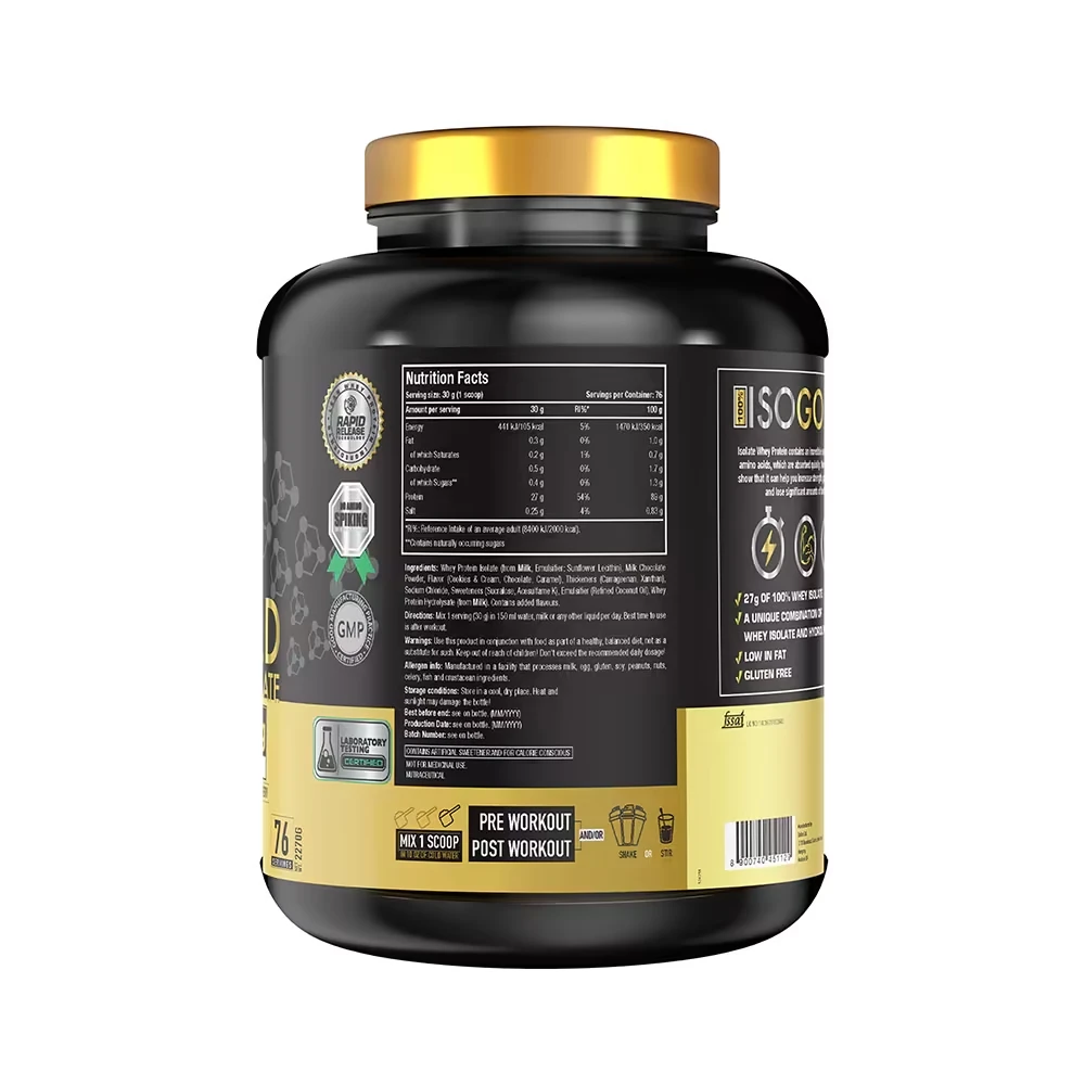 One Science 100% ISO Gold Whey Protein Isolate