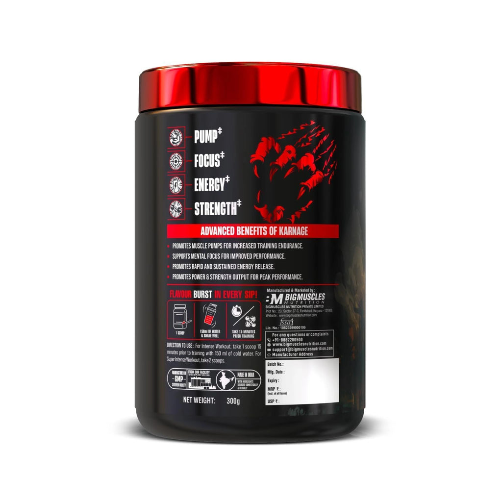 Big Muscles Karnage Pre Workout