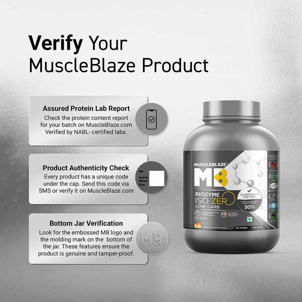 MuscleBlaze Biozyme Iso-Zero