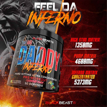 BLACK BEAST The Big Daddy Inferno Pre-Workout