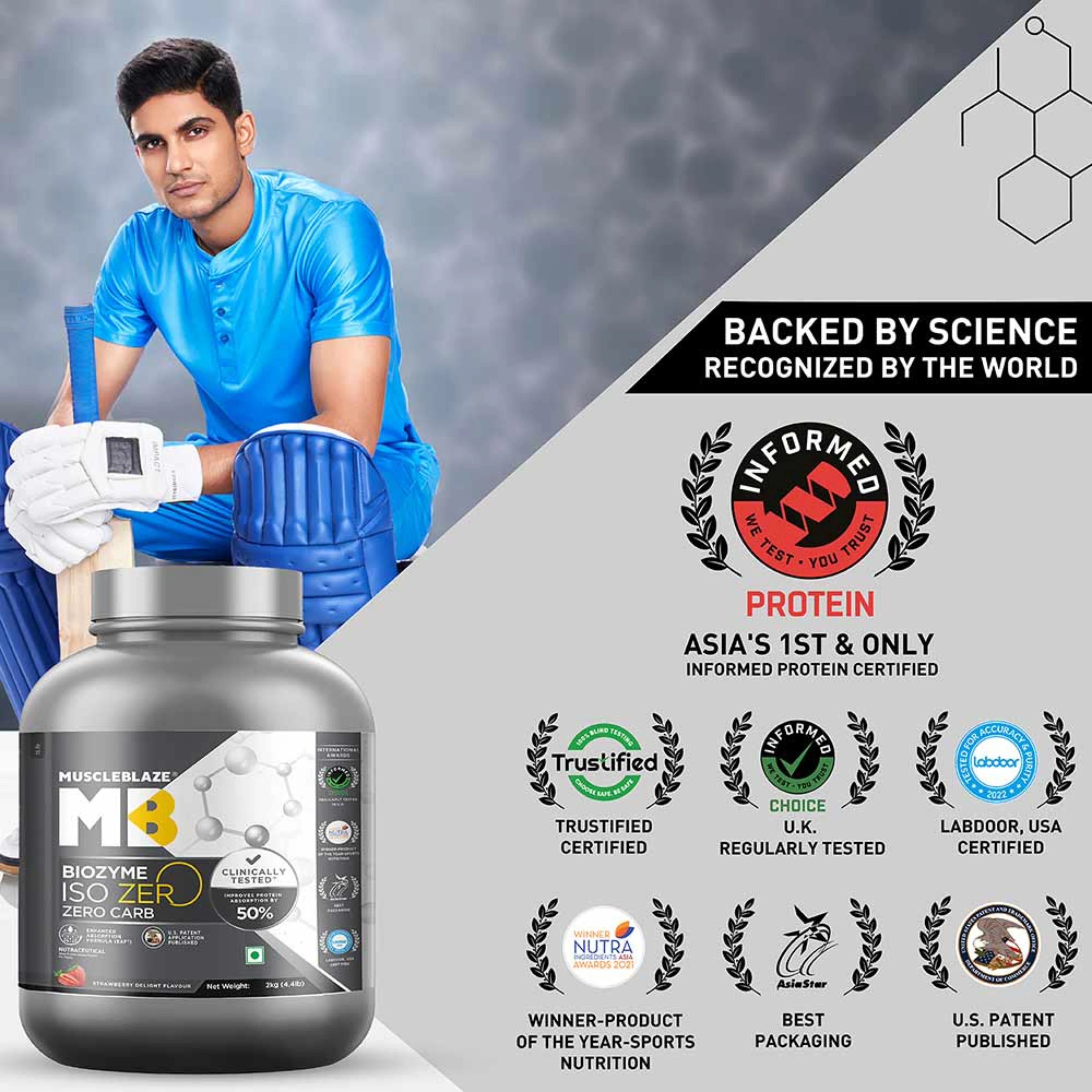 MuscleBlaze Biozyme Iso-Zero