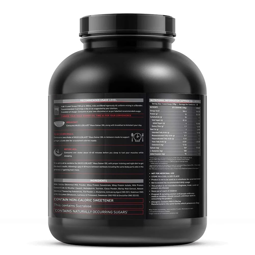MuscleBlaze XXL Mass Gainer