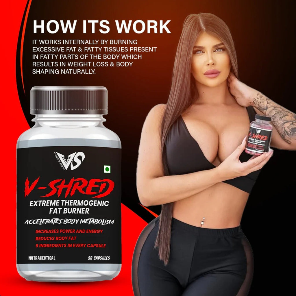 V-SHAPE V-Shred Extreme Thermogenic Fat Burner