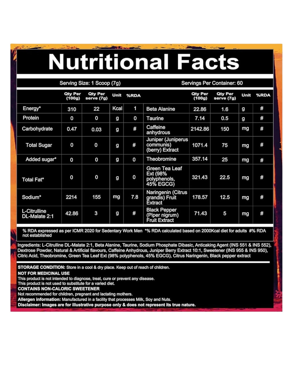 Redcon1 Total War Pre Workout