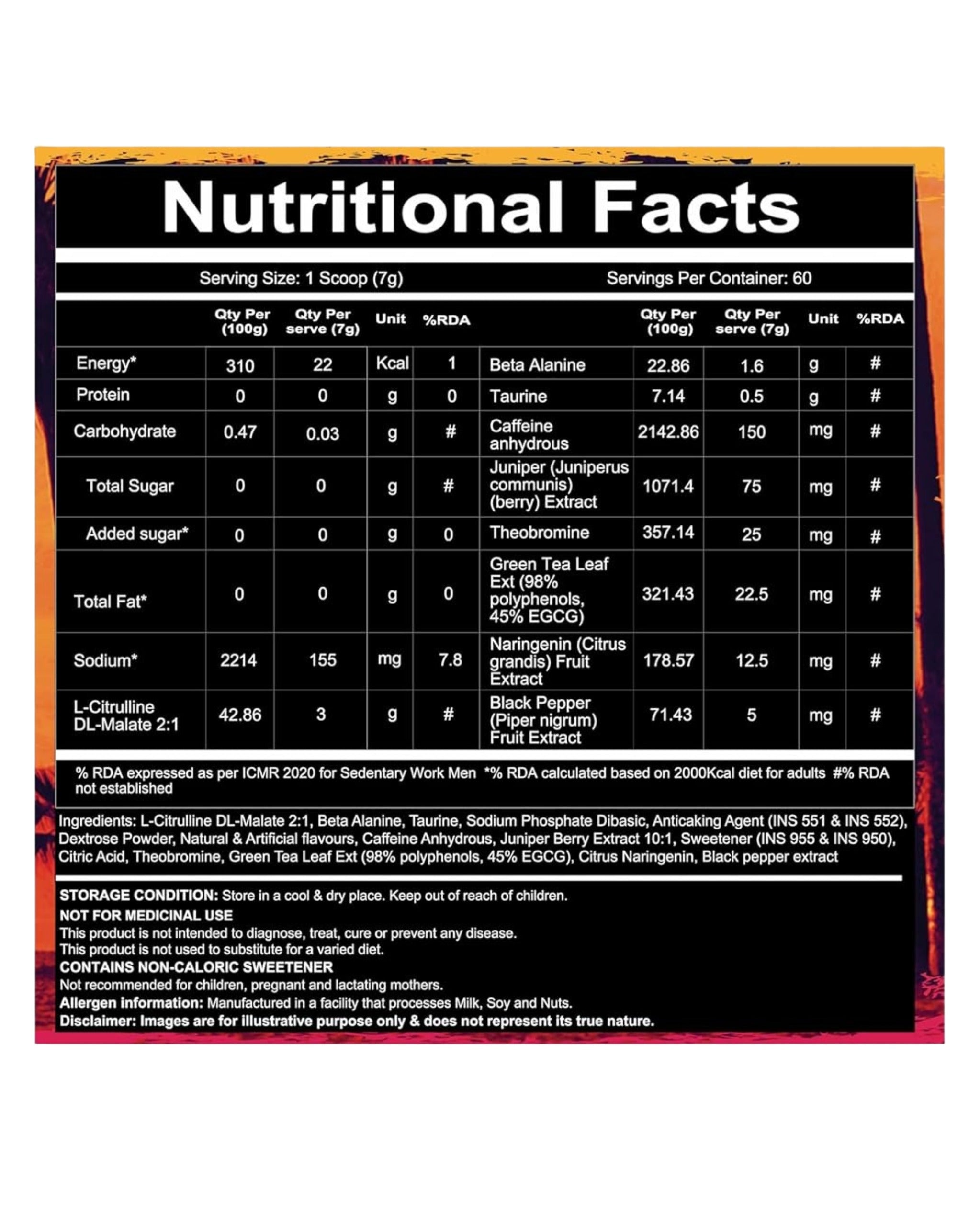 Redcon1 Total War Pre Workout