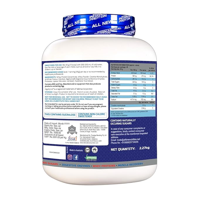 INTERNATIONAL PROTEIN GROW WHEY