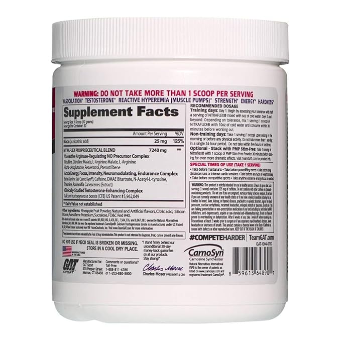 GAT Sport Nitraflex Pre Workout