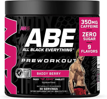 ABE Pre Workout Powder - All Black Everything Pre Workout