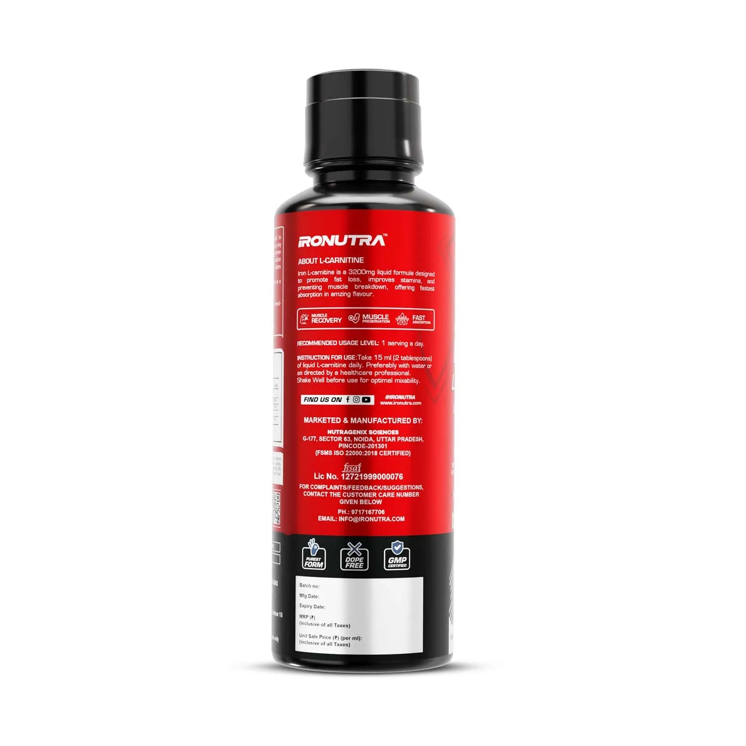 Iron Liquid L-Carnitine