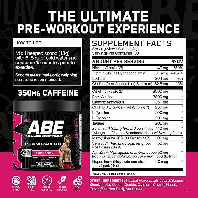 ABE - All Black Everything Pre Workout