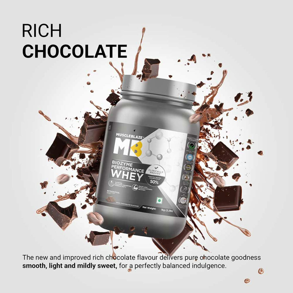 MuscleBlaze Biozyme Performance Whey Protein