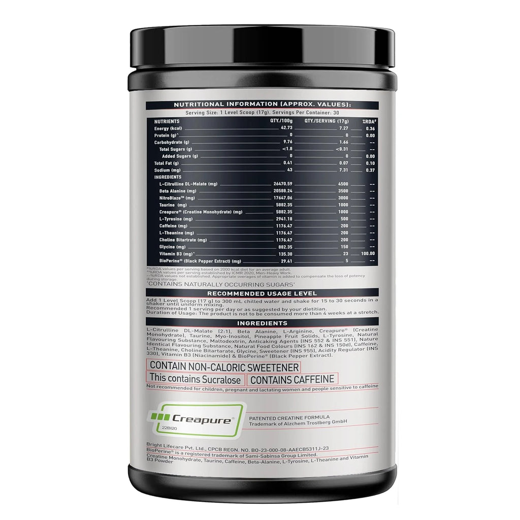 Muscleblaze WrathX Pre Workout