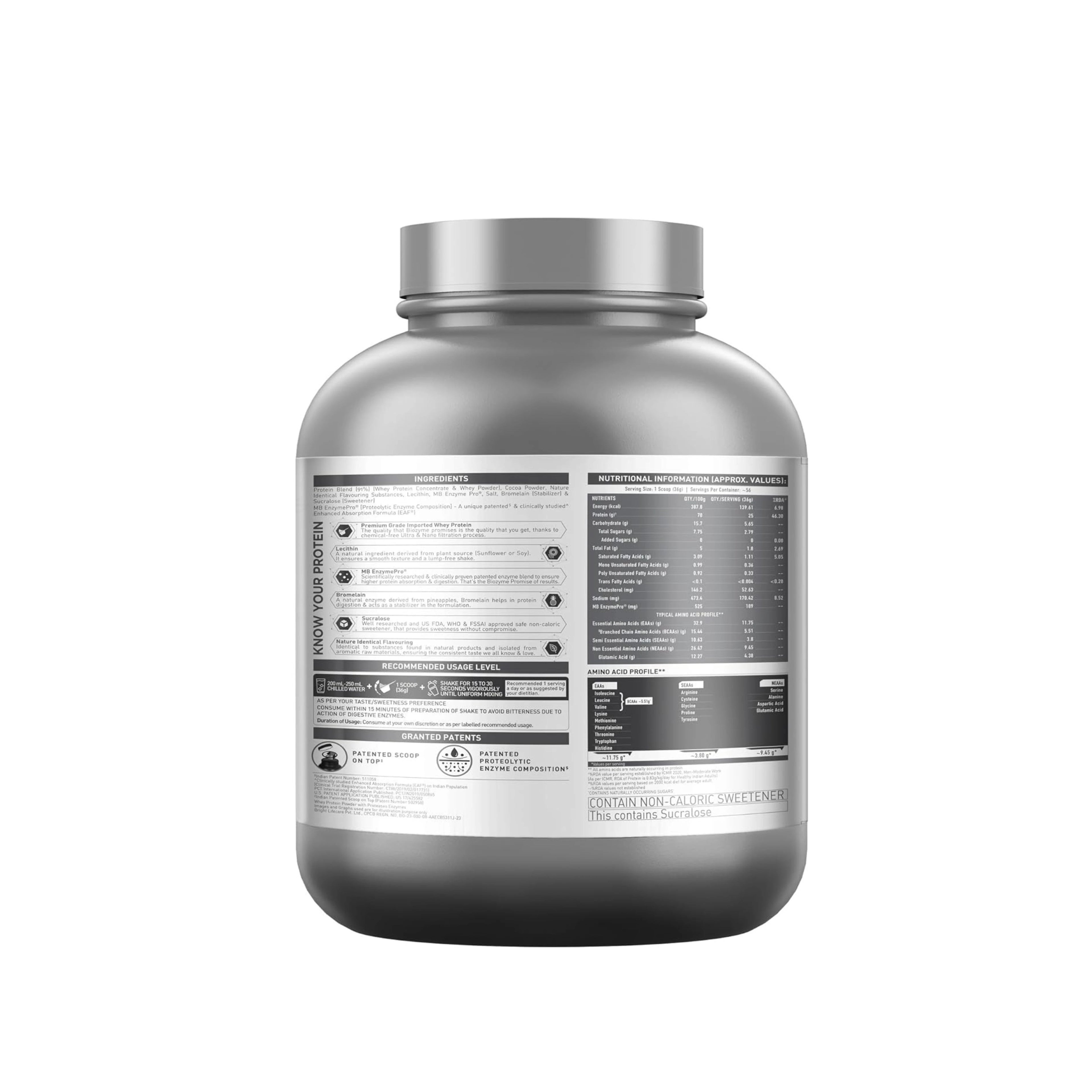 MuscleBlaze Biozyme Performance Whey Protein