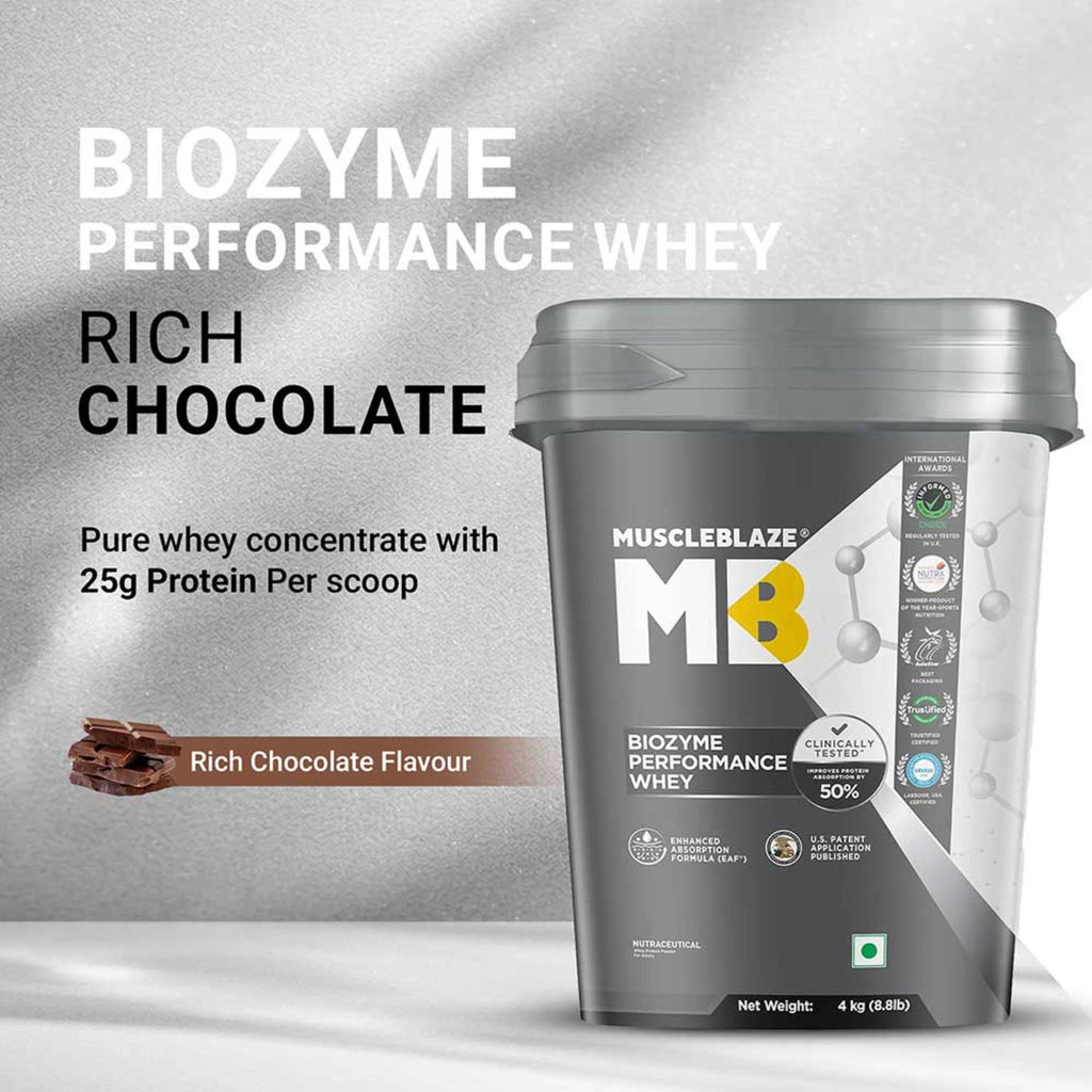 MuscleBlaze Biozyme Performance Whey Protein