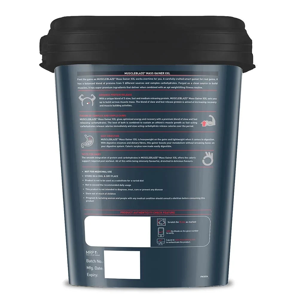 MuscleBlaze XXL Mass Gainer