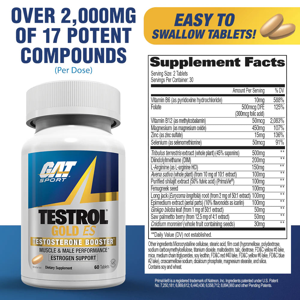 GAT SPORT Testrol Gold Es, Capsule