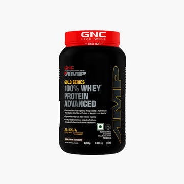 GNC Amp Gold Series 100% Whey Protein Advanced