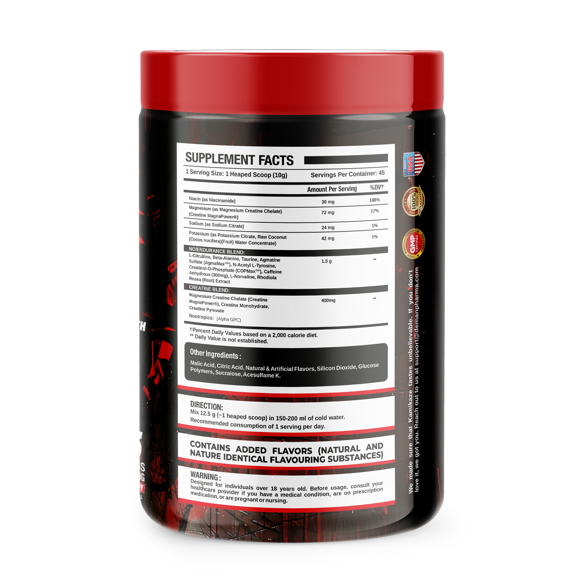 Demon Pharma Kamikaze Pre Workout