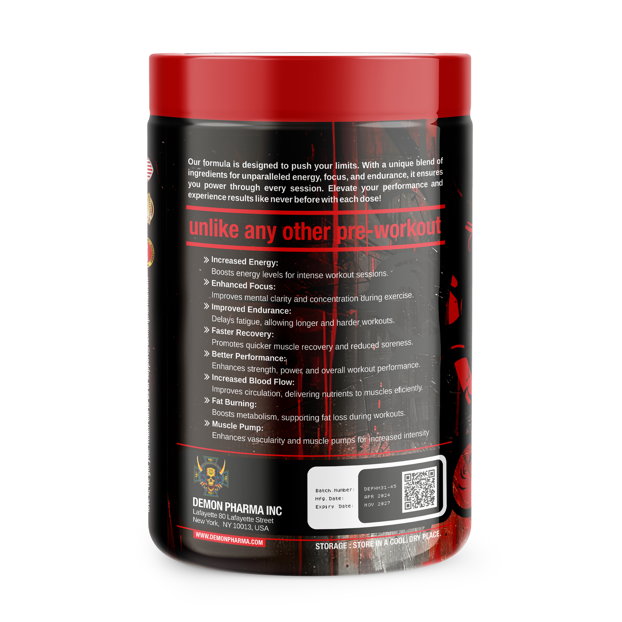 Demon Pharma Kamikaze Pre Workout