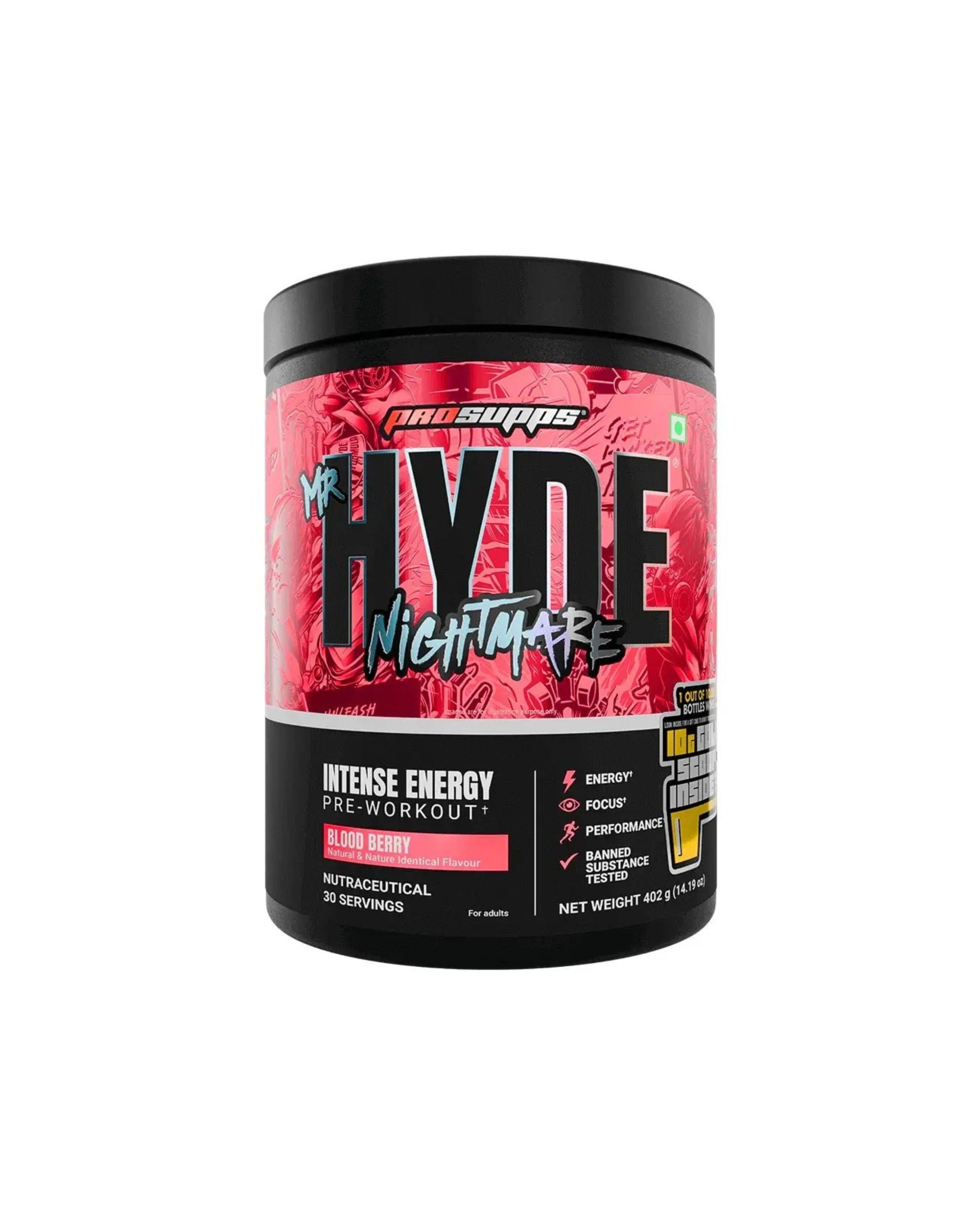 Prosupps Hyde Nightmare Pre Workout
