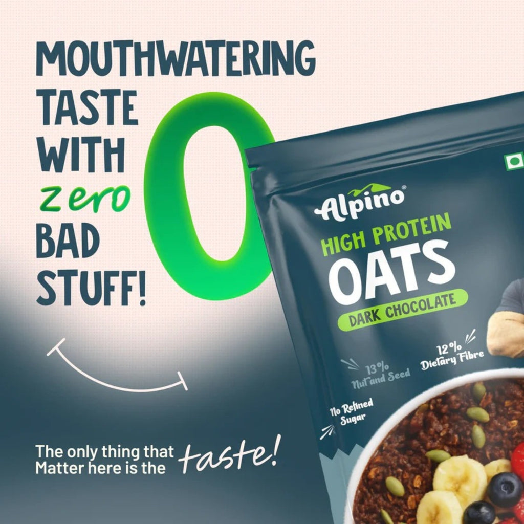 ALPINO -  High Protein Super Oats Dark Chocolate