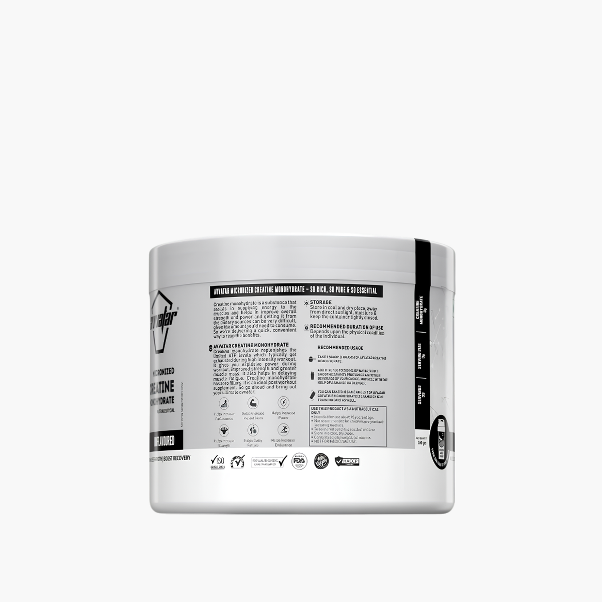 Avvatar Creatine Monohydrate