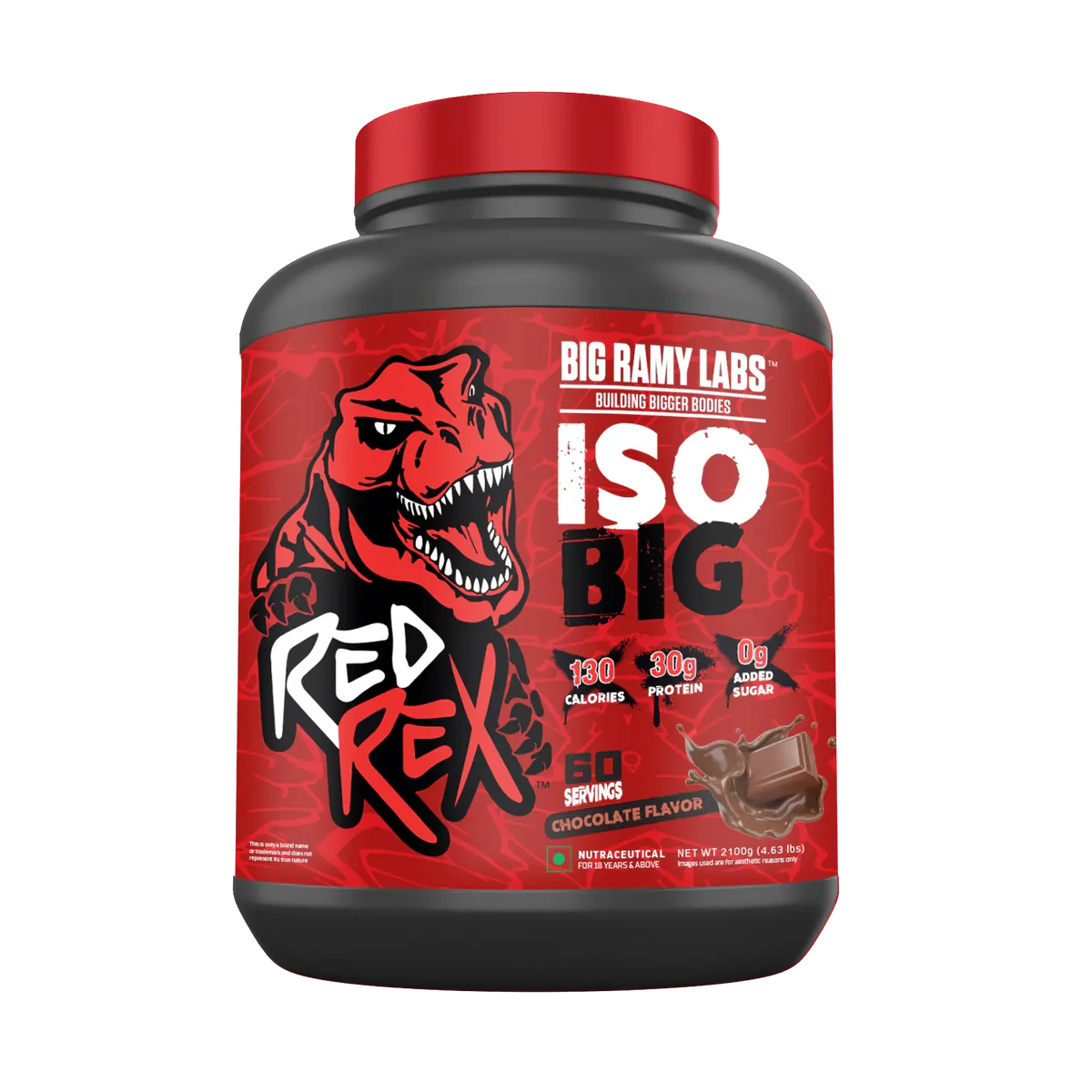 Big Ramy Labs Red Rex Iso Big Whey Isolate Hydrolyzed Protein