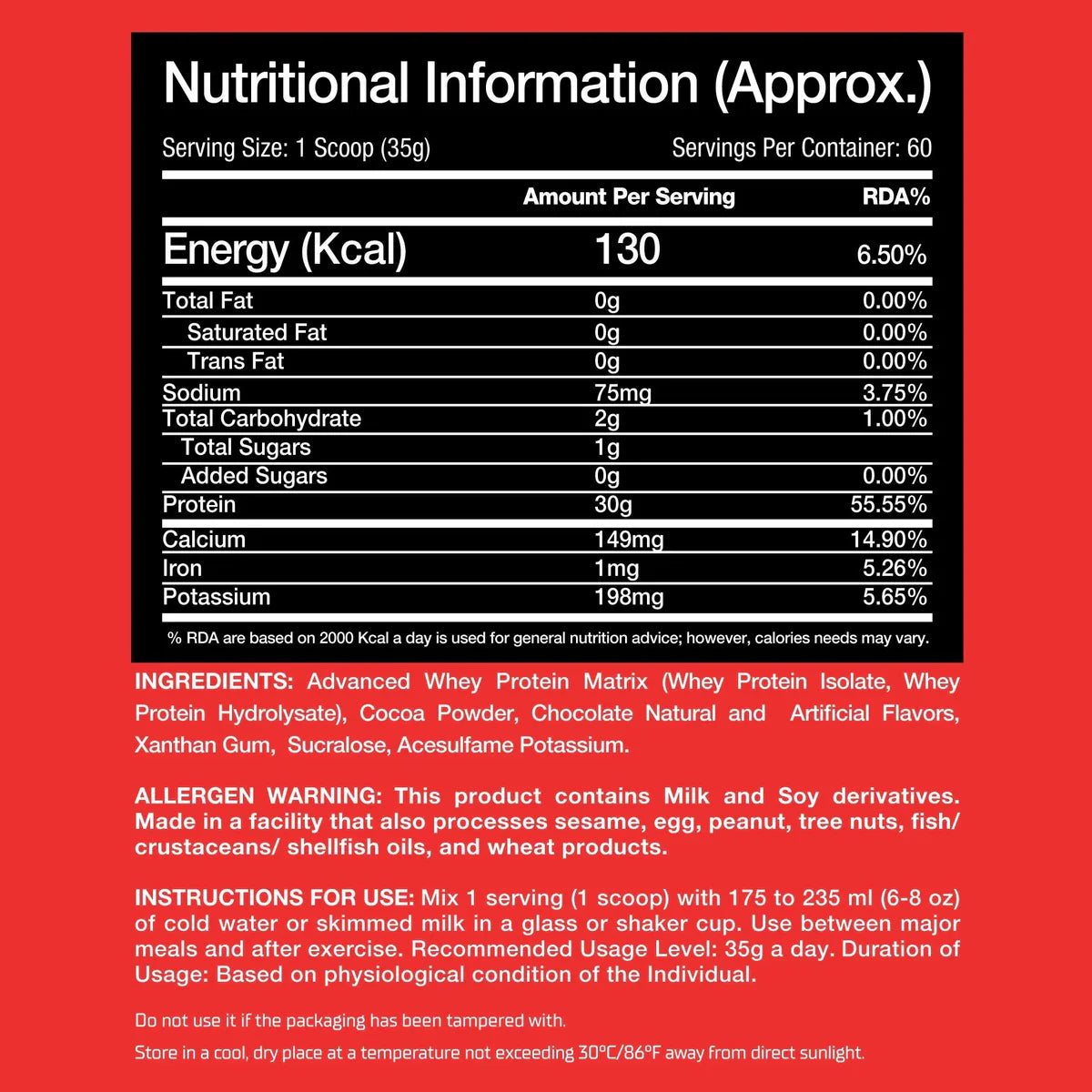 Big Ramy Labs Red Rex Iso Big Whey Isolate Hydrolyzed Protein